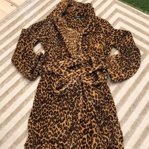 WOMENS FLEECE BATHROBE